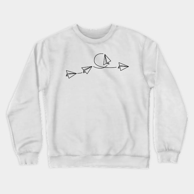 Paper airplane Crewneck Sweatshirt by timohouse